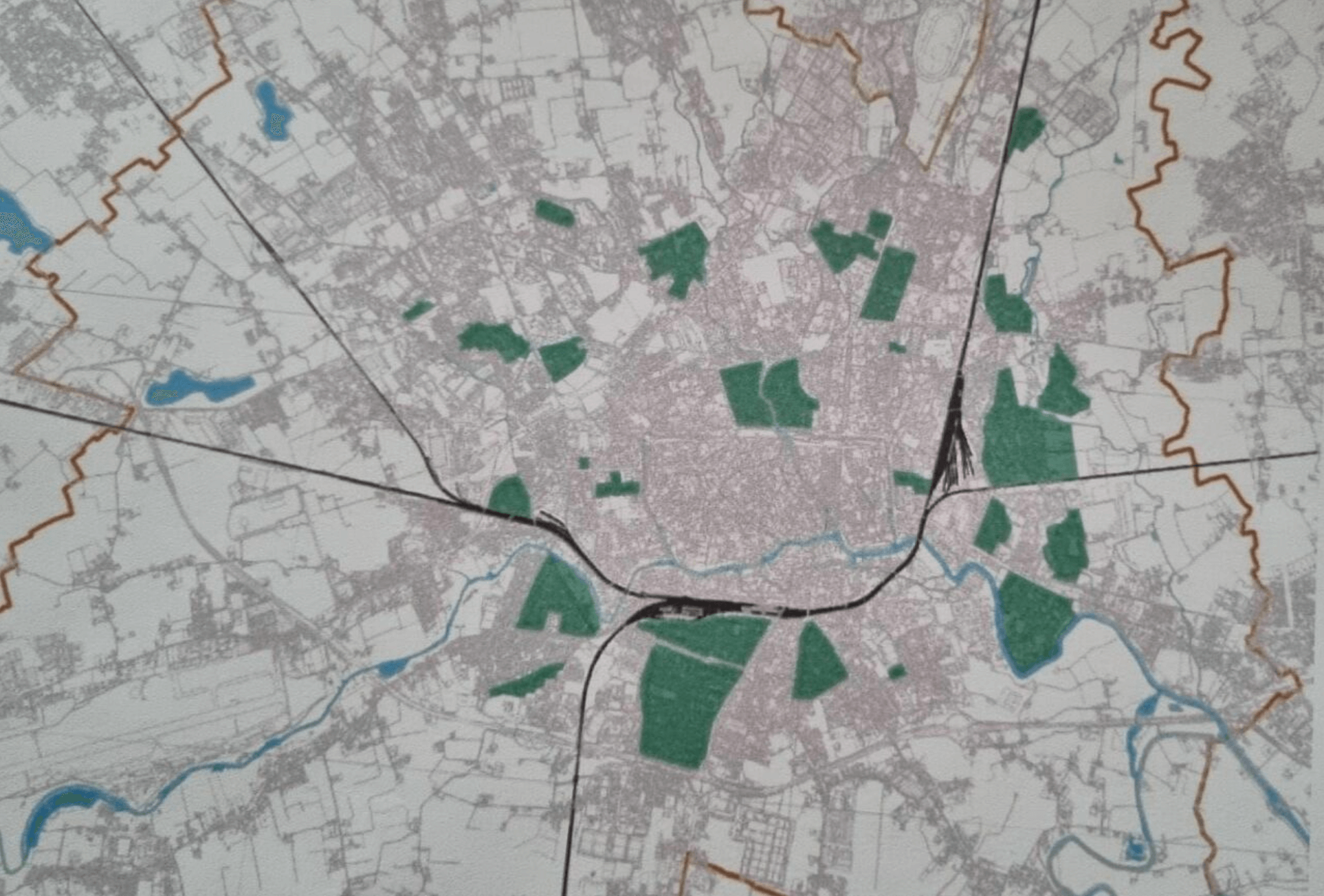 Mappa delle aree a 30 km/h di Treviso